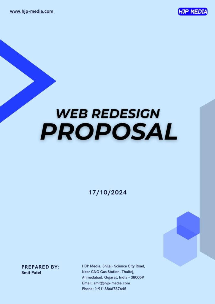 Web Redesign Proposal visual identity