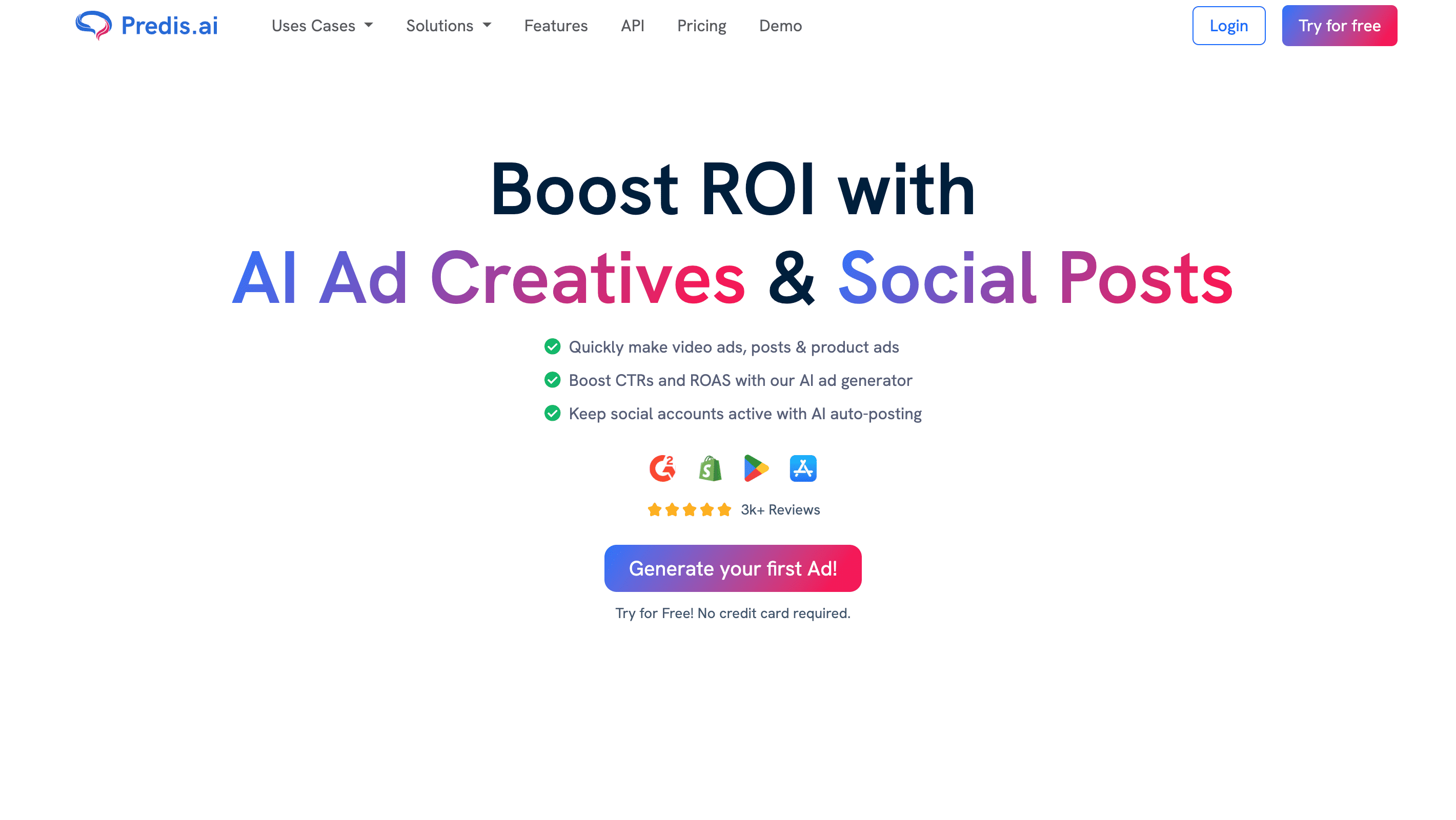 Predis.ai - AI social media management software for generating posts, carousels, and videos